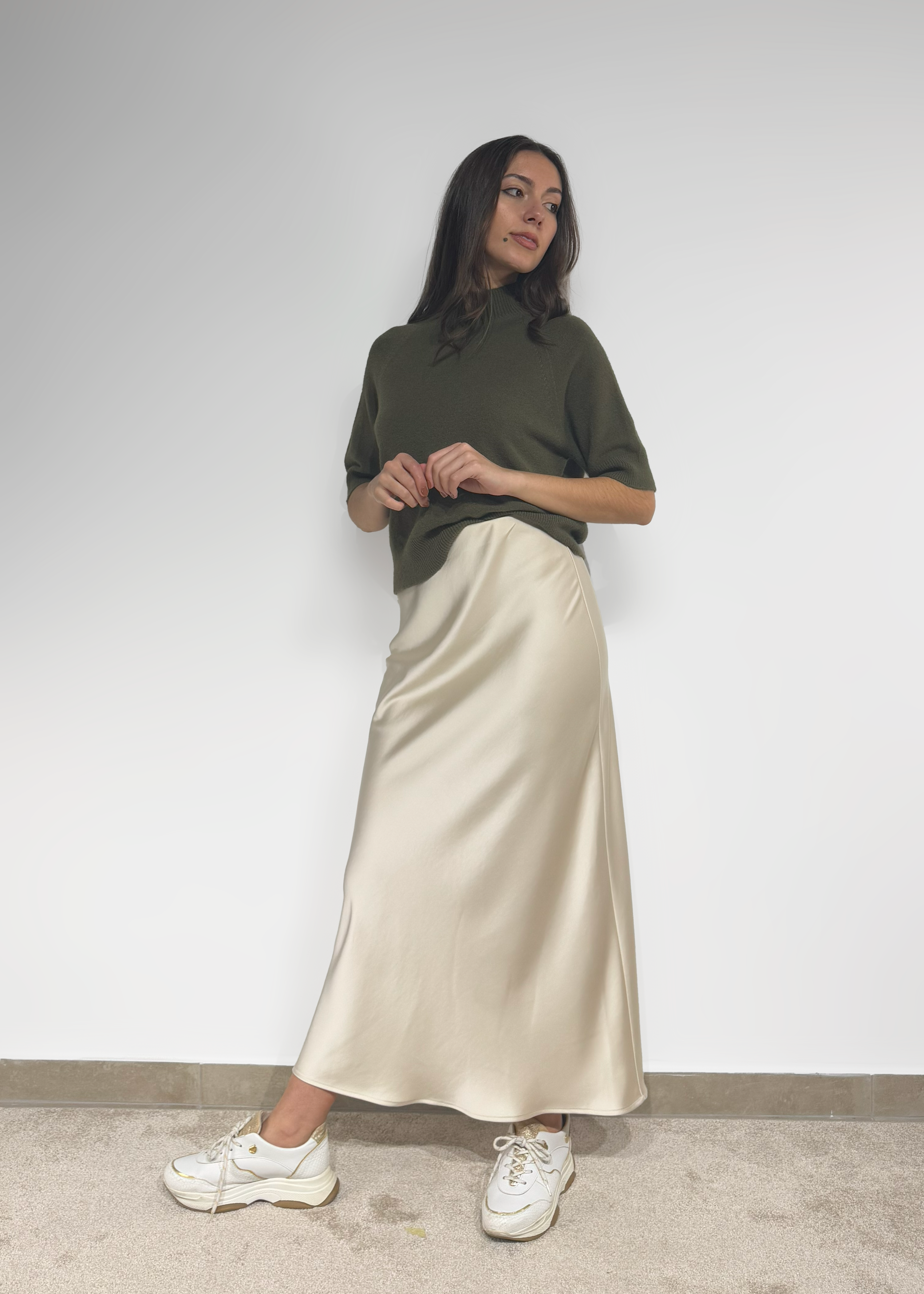 Saia acetinada maxi Imperial