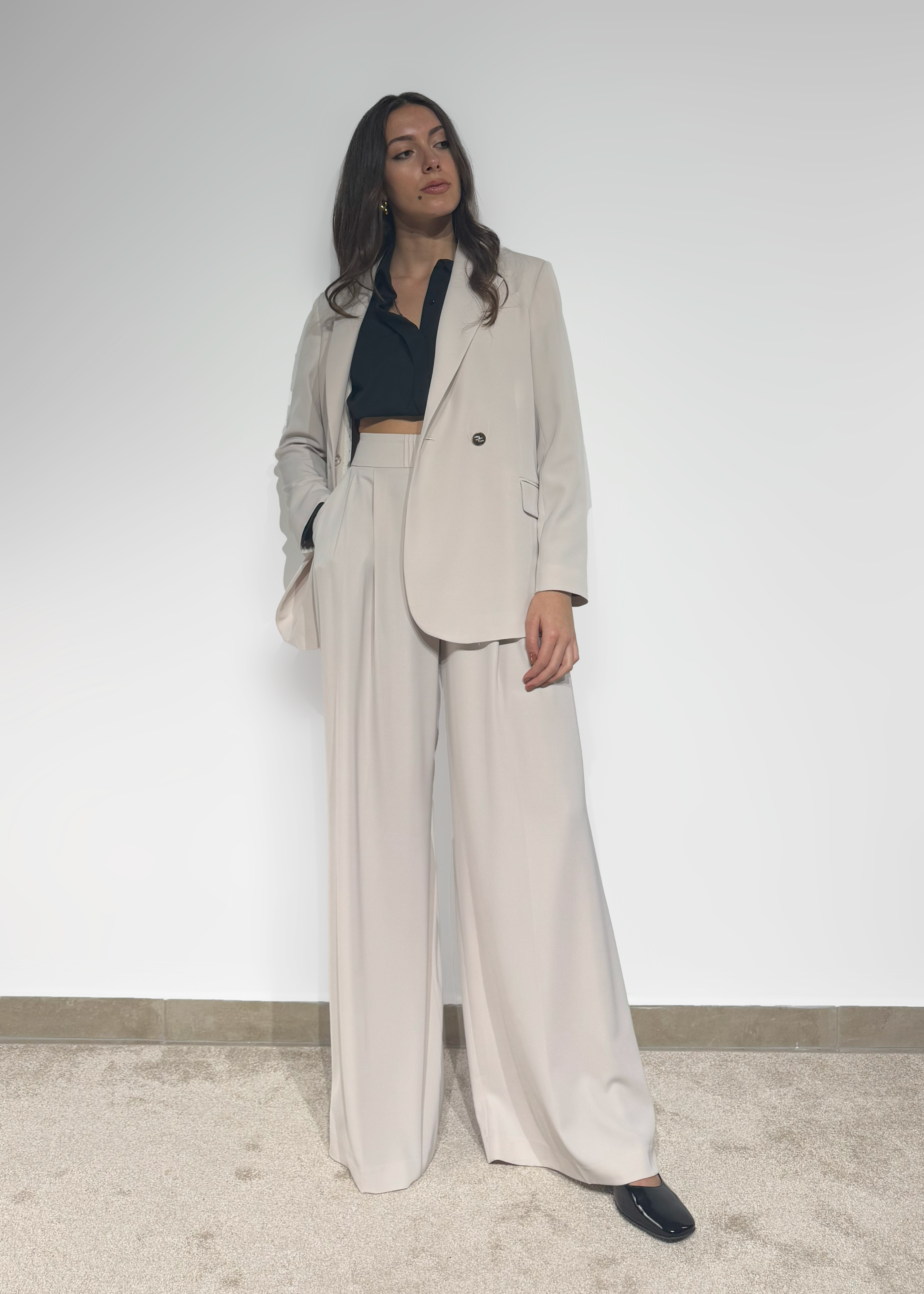 Blazer clássico oversize Ferrache