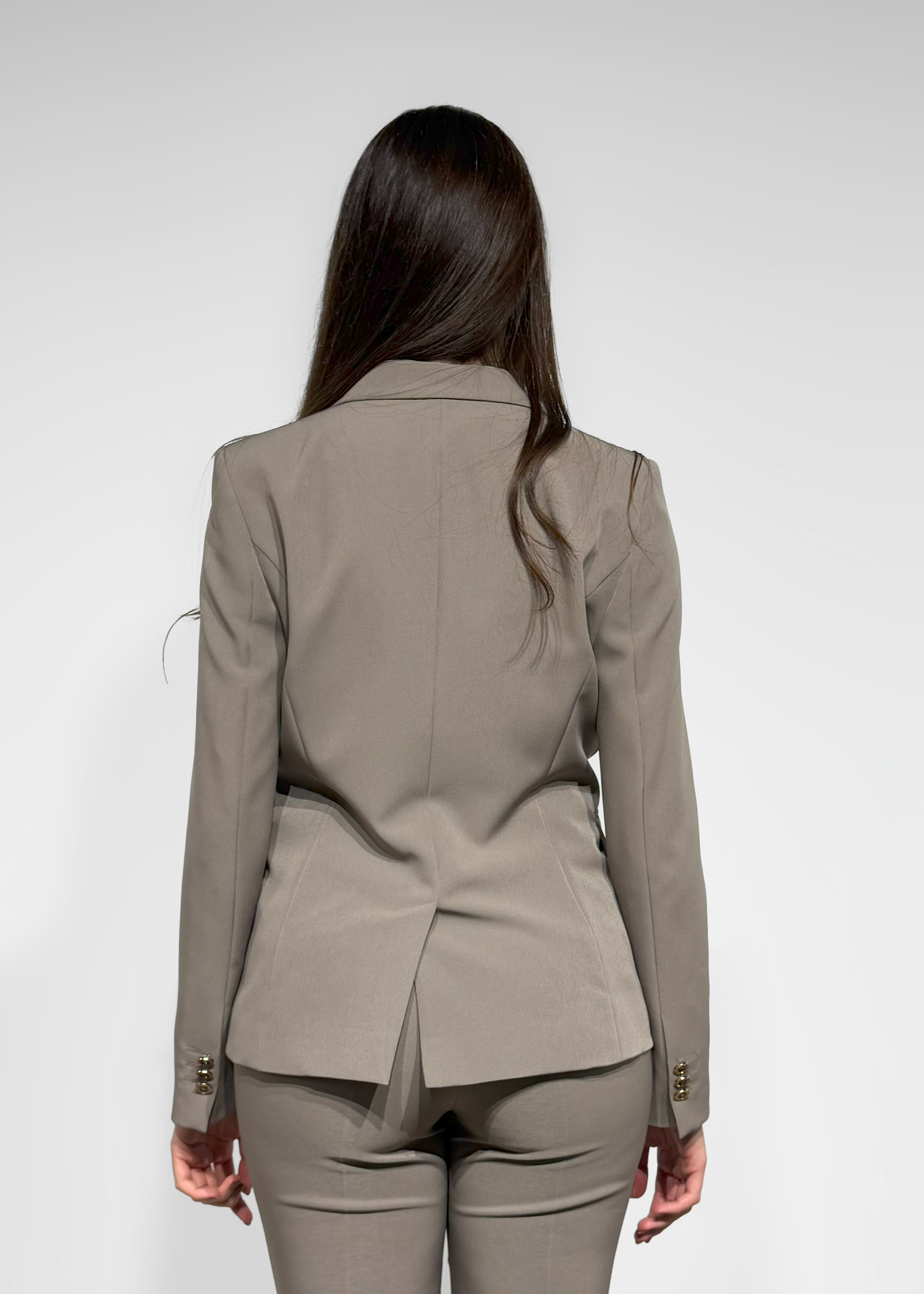Blazer clássico cintado Ferrache