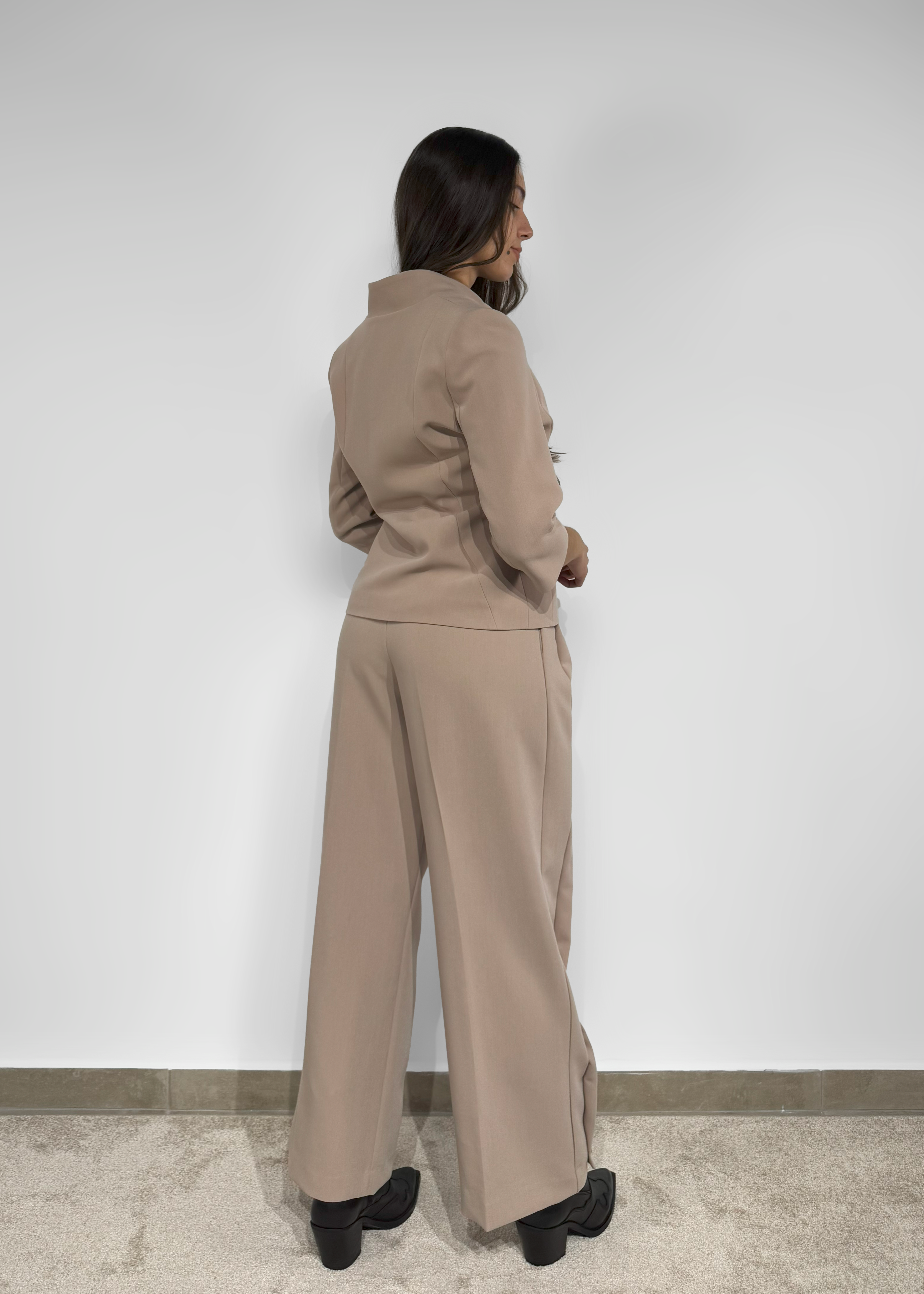 Blazer estruturado cintado Ferrache