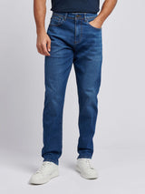 Mid Blue Relaxed Tapered Fit Denim Jeans U.S. Polo Assn.