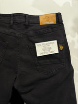 Black Tapered Fit Jeans U.S. Polo Assn.