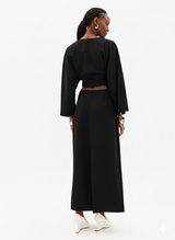 Straight Super Midi Skirt in Crepe Lança Perfume