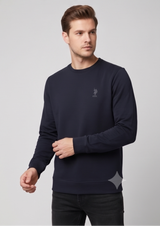 Mens Cotton Crew Neck Jumper U.S. Polo Assn.
