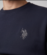Mens Cotton Crew Neck Jumper U.S. Polo Assn.