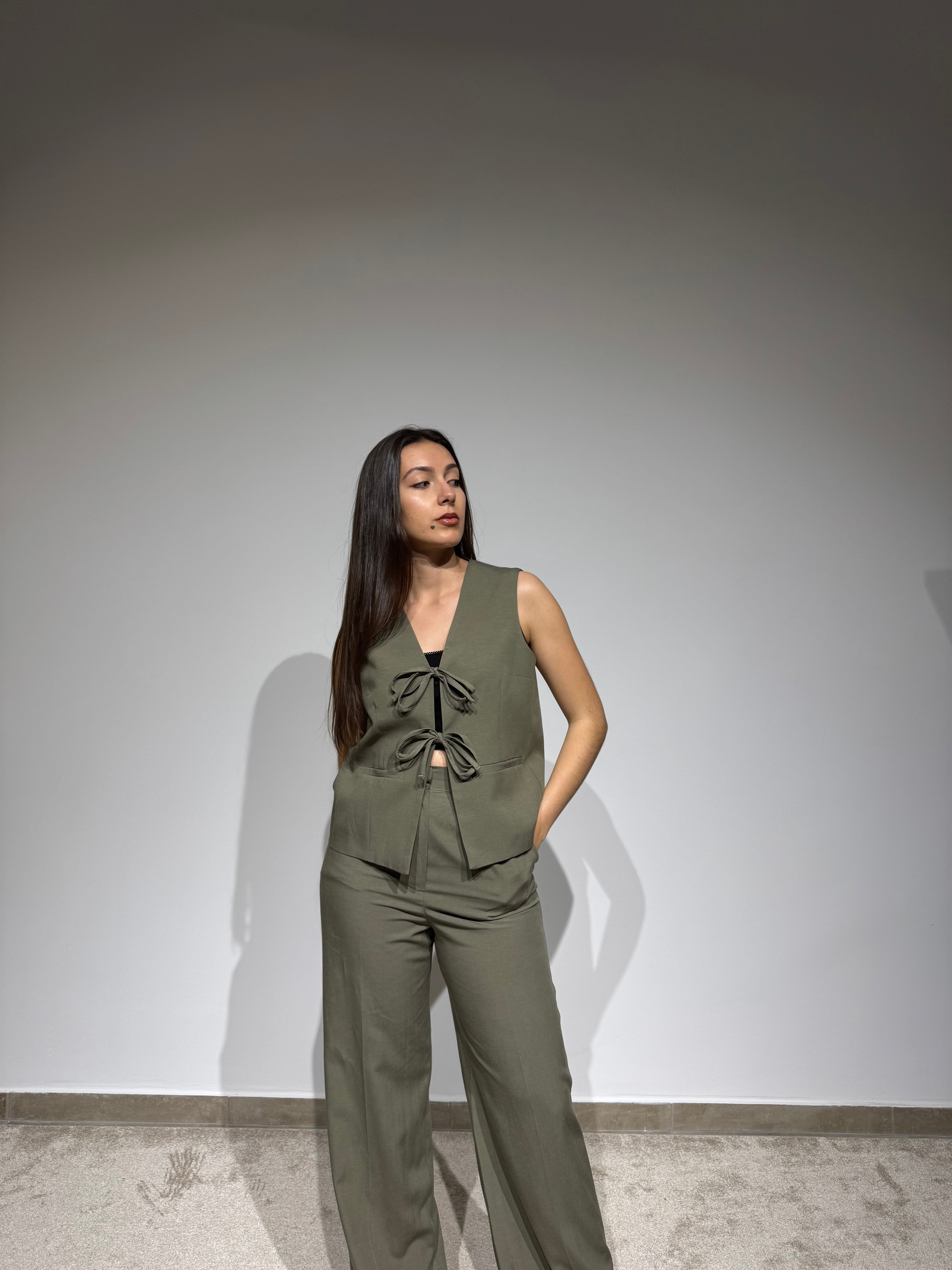 Calça cintura subida Dixie