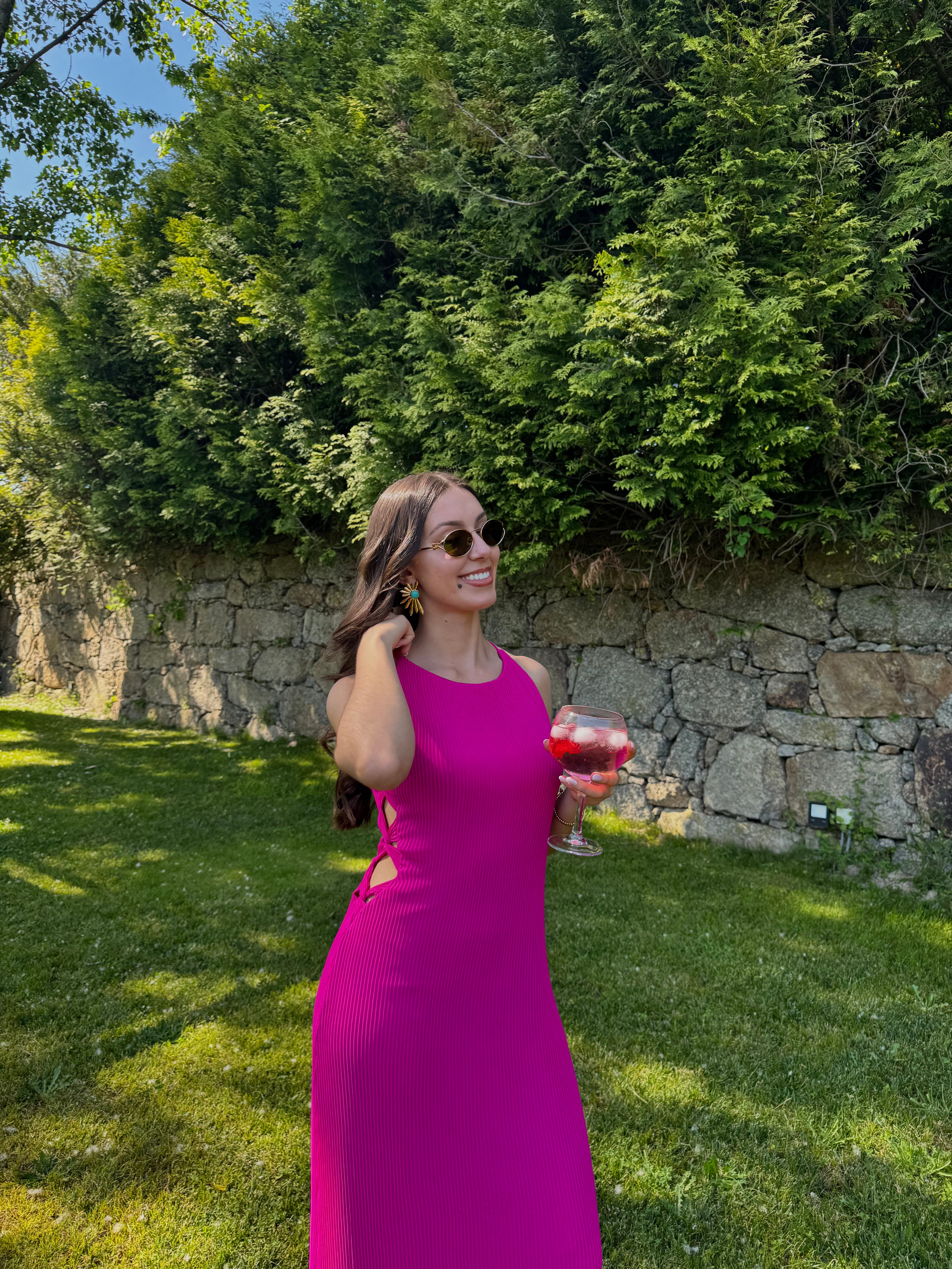 Vestido plissado Carla Ruiz