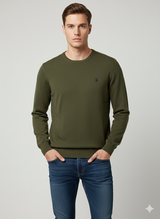 Solid Crew Neck Sweater U.S.Polo Assm.