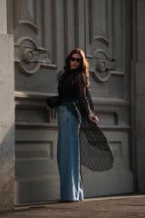 Sparkling Embellished Denim Jeans Sahoco