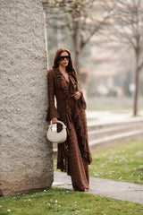 Lace Wide-Leg Trousers with Tonal Lining Sahoco