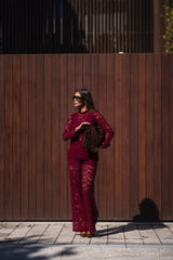 Lined Lace Trousers Sahoco