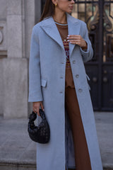 Sahoco Long Coat in Premium Wool Sahoco