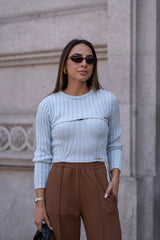 2-in-1 Layered Crop Top Sahoco