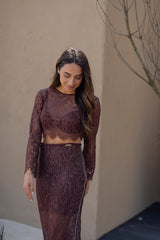 Sparkly Lace Top Sahoco