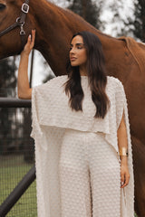 Textured Cape Top Sahoco