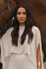 Textured Cape Top Sahoco