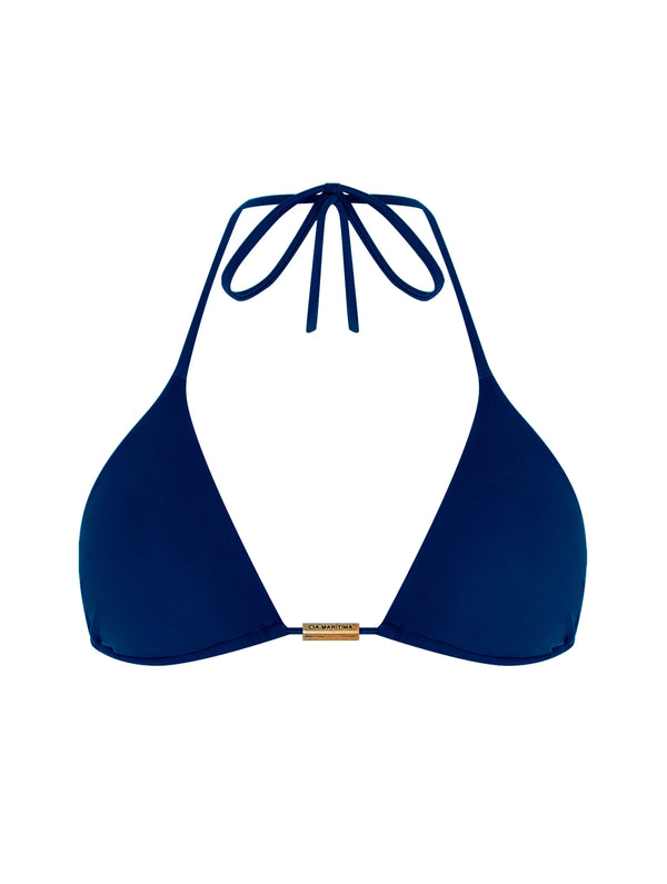 Lisos Satin-Finish Bikini Top CIA. Marítima