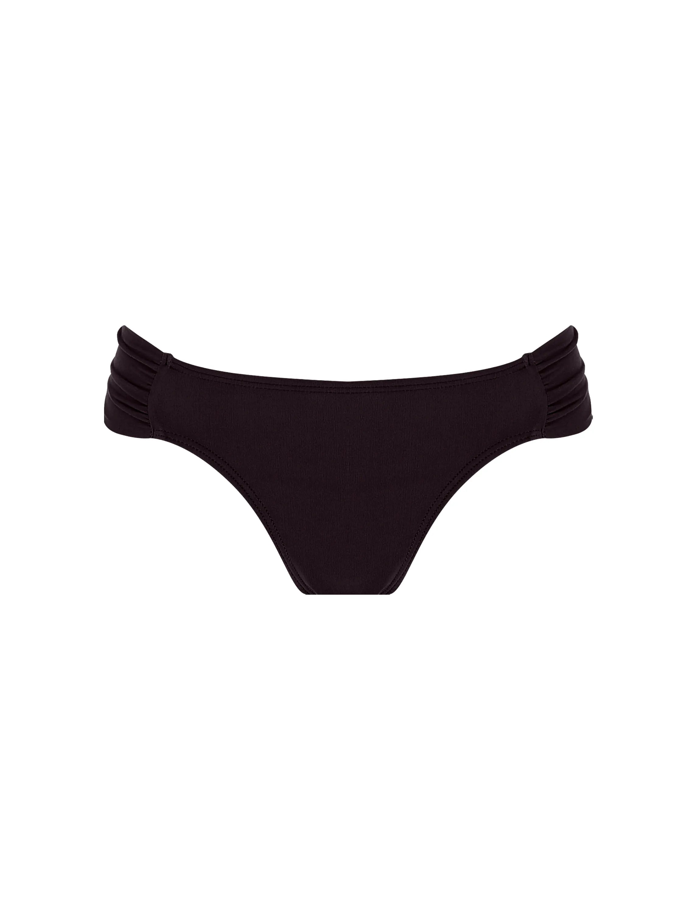 Lisos Ruched Mid-Side Bikini Bottom CIA. Marítima