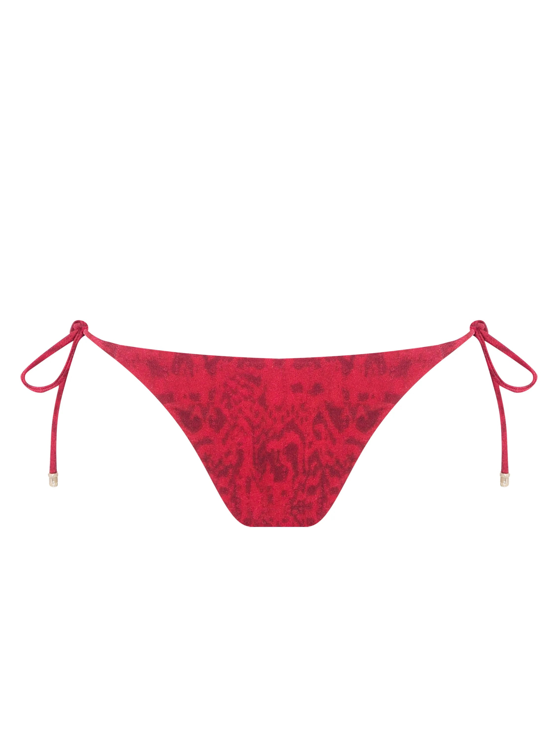 Paysage Printed Towel-Textured Tie-Side Bikini Bottom CIA. Marítima