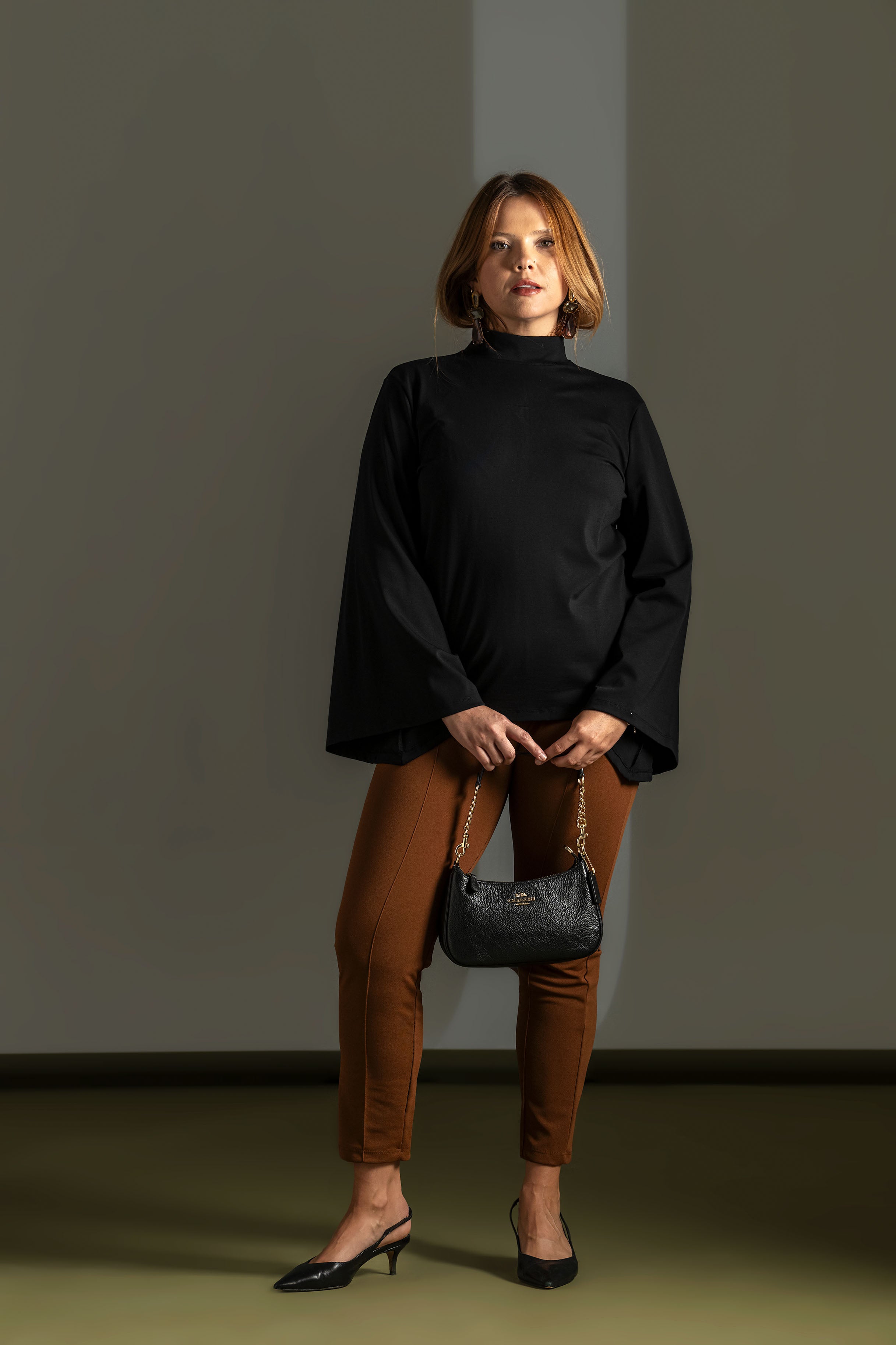 Cord Leggings Elastic Waist & Flattering Fit Quattro Venti