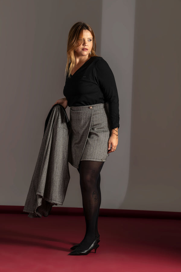 Striped mid Skirt Quattro Venti