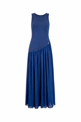Abyss Asymmetric Maxi Dress Sahoco