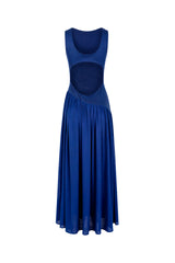Abyss Asymmetric Maxi Dress Sahoco