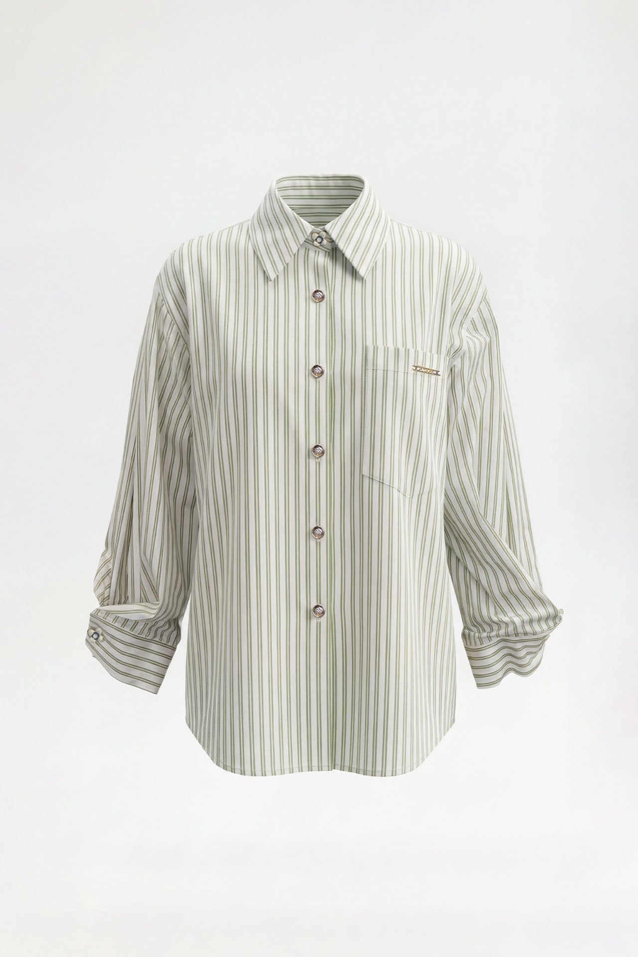 Striped Oversized 3/4-Sleeve shirt Sahoco