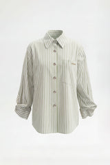 Striped Oversized 3/4-Sleeve shirt Sahoco