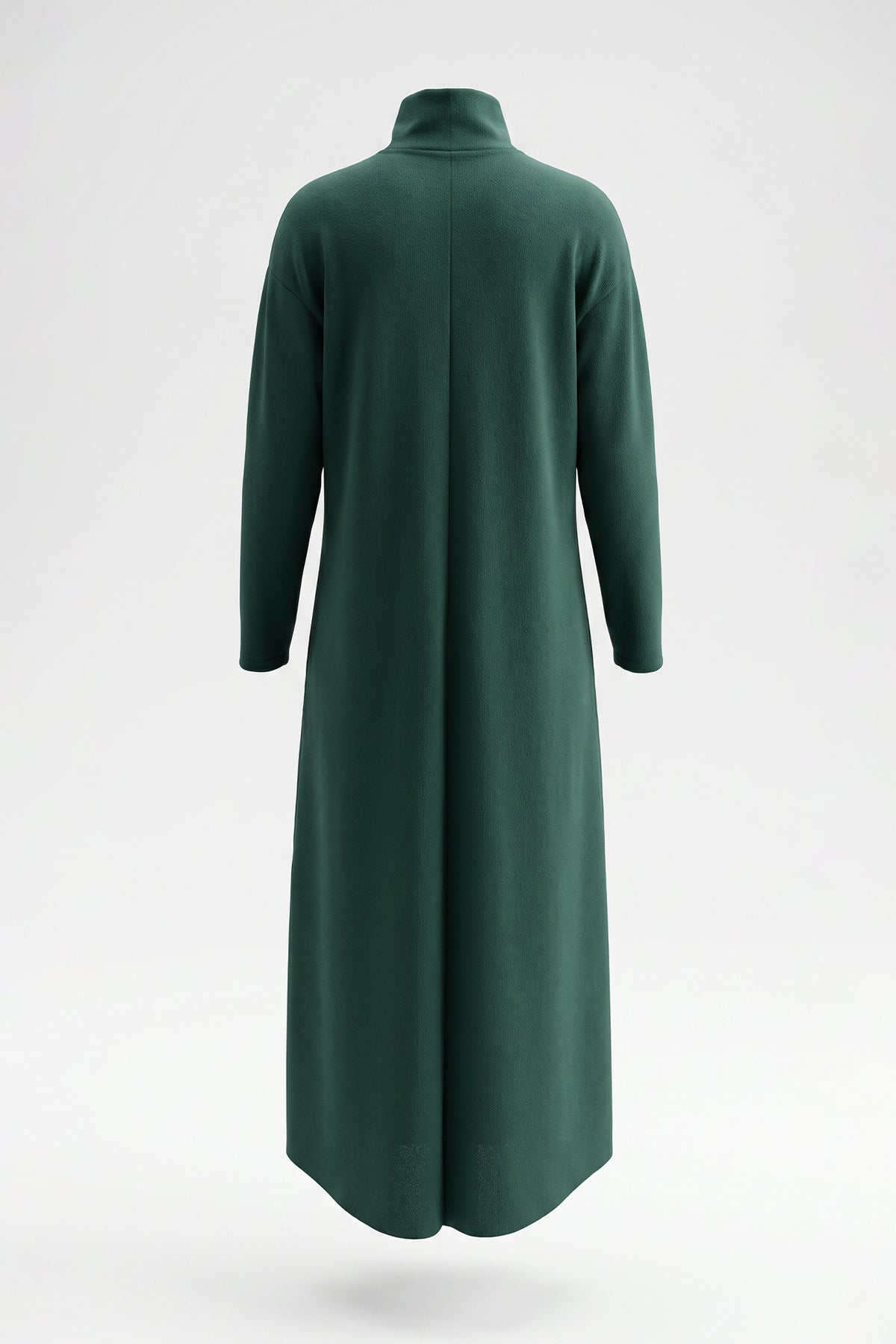 Green Aura Asymmetrical Draped Knit Tunic Sahoco