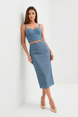 Structured Tailored Corset Top Sahoco