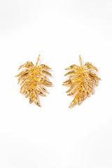 Organic Foliage Drop Earrings Sahoco