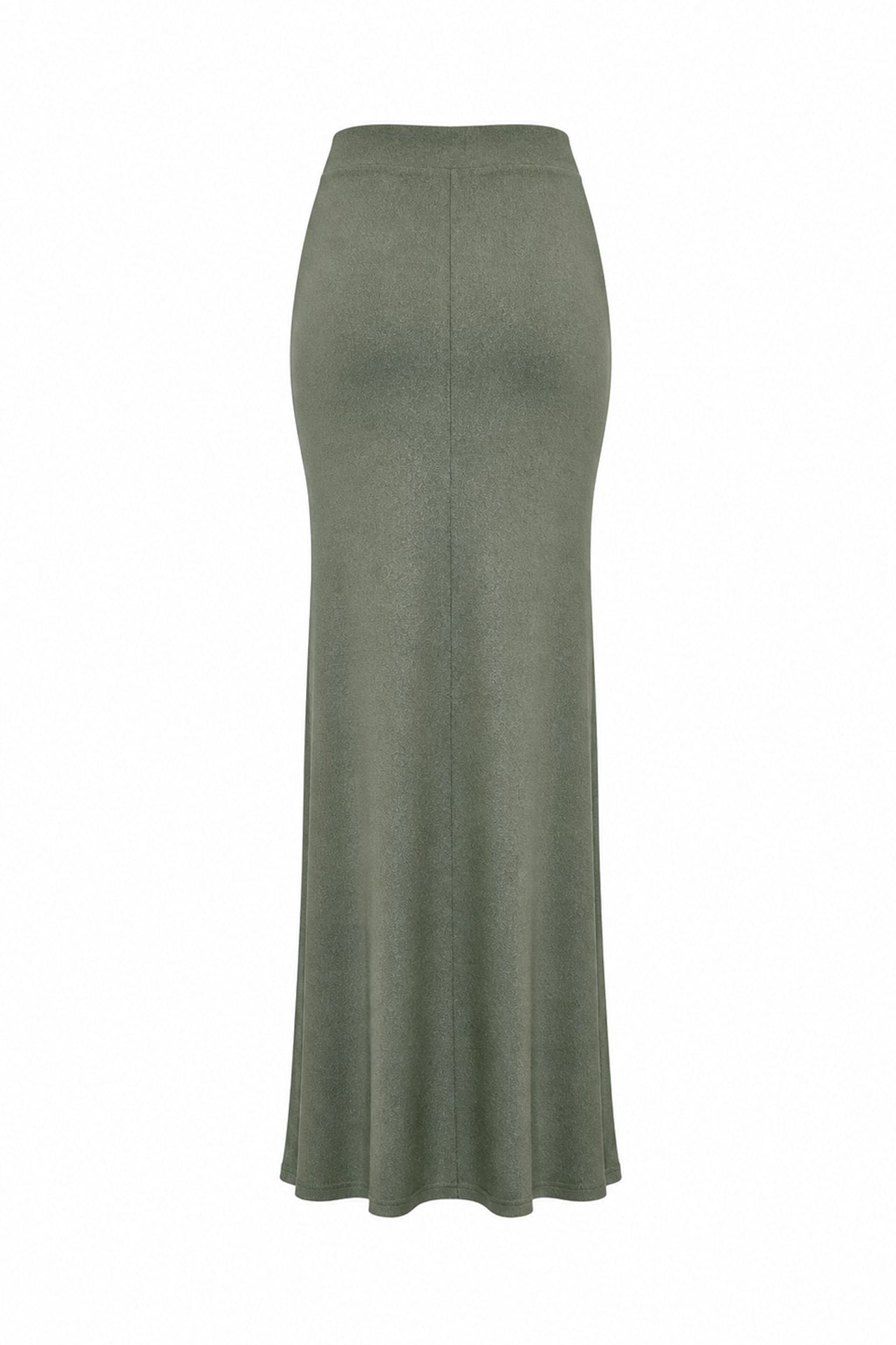 Draped Midi Skirt with Organic Hardware Sahoco