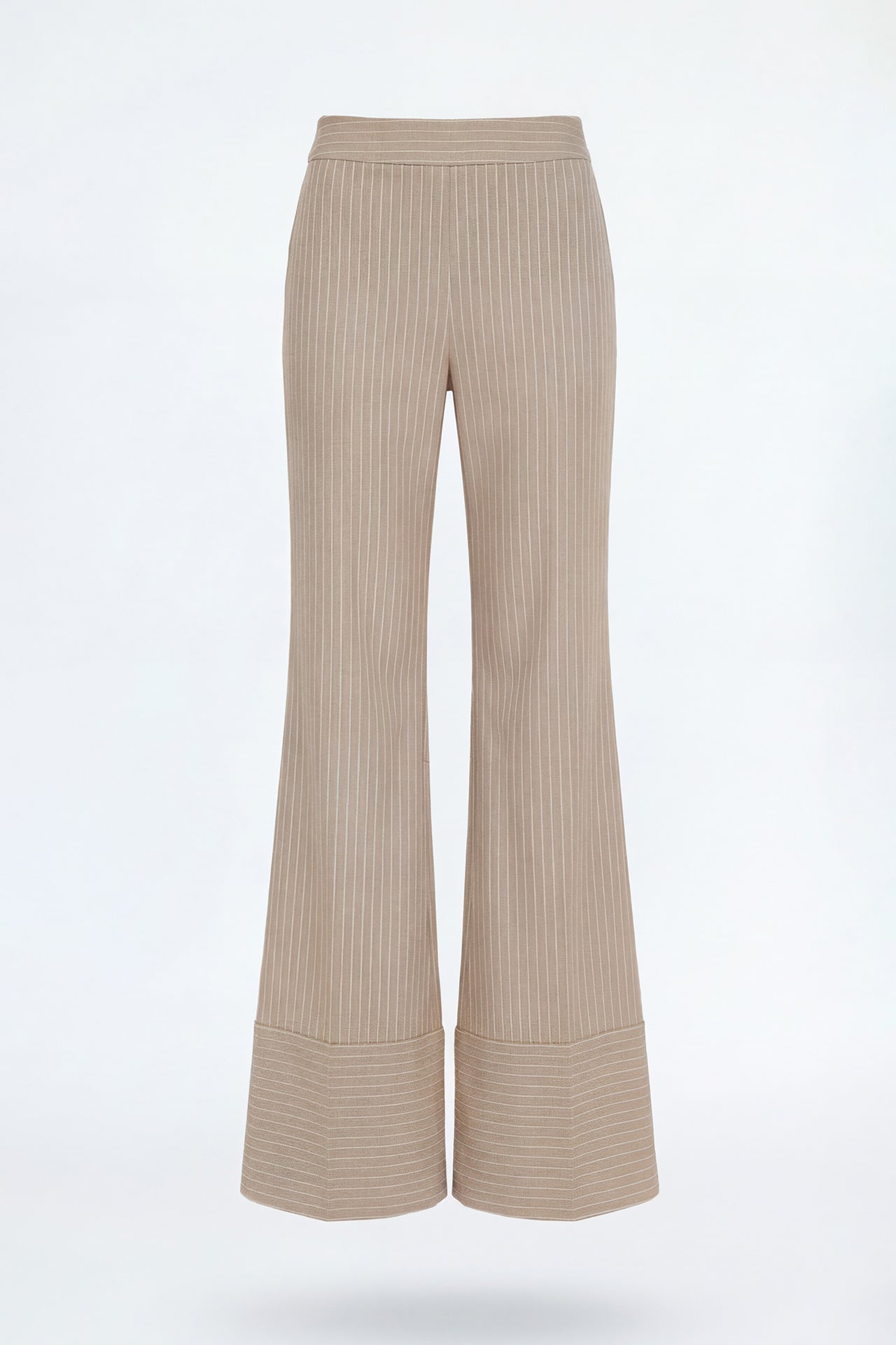 Pinstripe Flare Trousers Sahoco