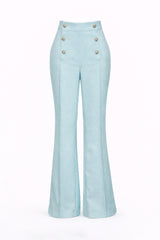 High-Waisted Flare Trousers Sahoco