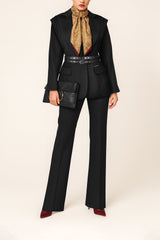 Structured Blazer with Detachable Sleeves Sahoco
