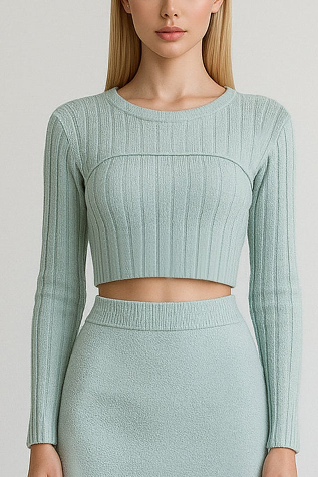 2-in-1 Layered Crop Top Sahoco