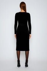 Subtle Sparkle Asymmetric Cocktail Dress Sahoco