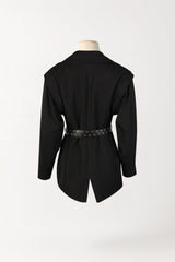 Structured Blazer with Detachable Sleeves Sahoco
