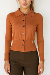 Fine Knit Cardigan with Decorative Buttons Sahoco