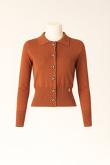 Cardigan de malha fina com botões decorativos Sahoco