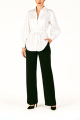 Shirt 100% Cotton with Tie Belt Sahoco