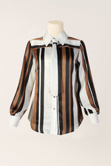 Striped Shirt and Tie Set Sahoco