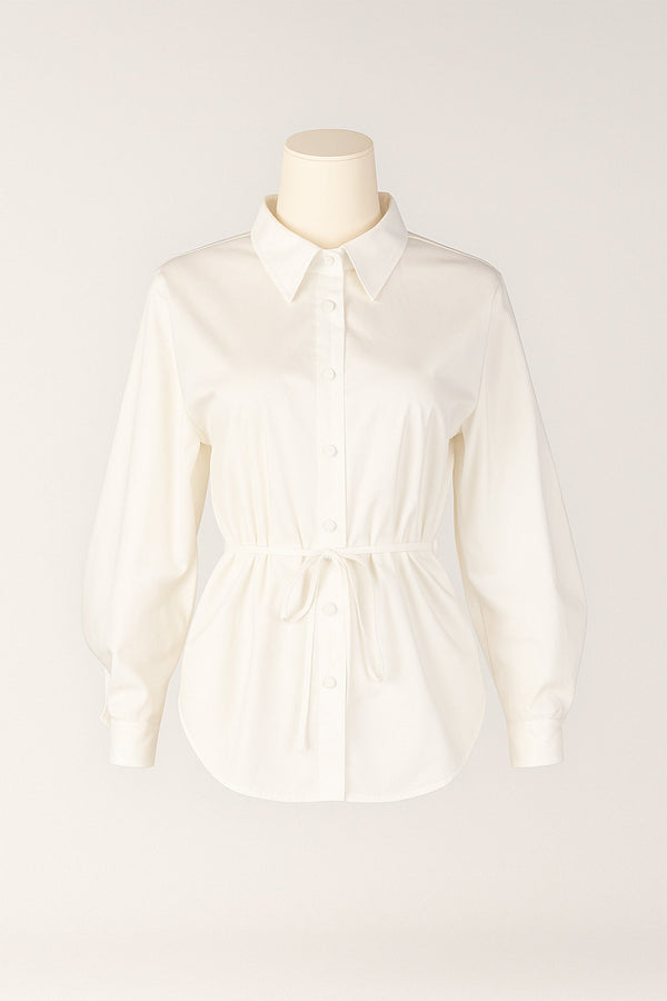 Shirt 100% Cotton with Tie Belt Sahoco