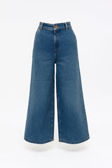 High-Rise Culotte Jeans Sahoco