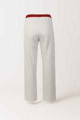 Light Grey Jogger Pants with Contrast Waistband Sahoco