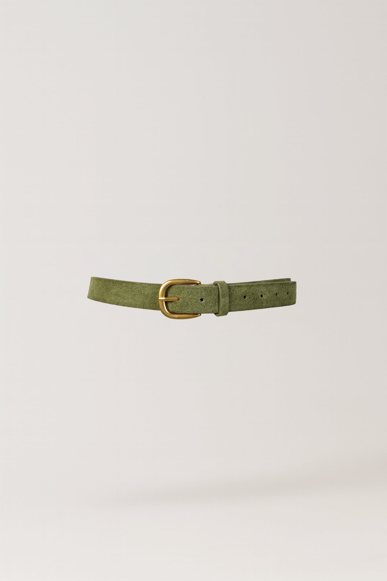 Genuine Leather Belt with Oval Buckle Sahoco