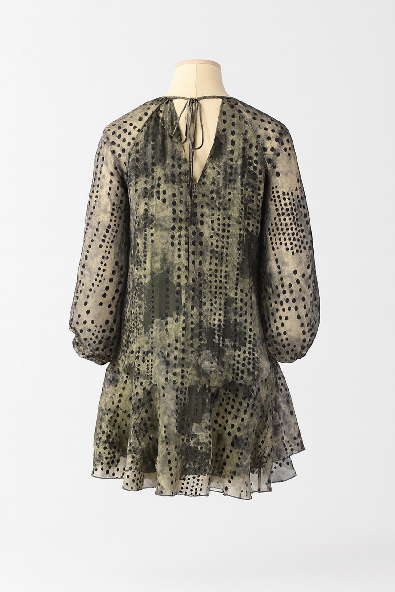 Flowy Printed Chiffon Mini Dress Sahoco