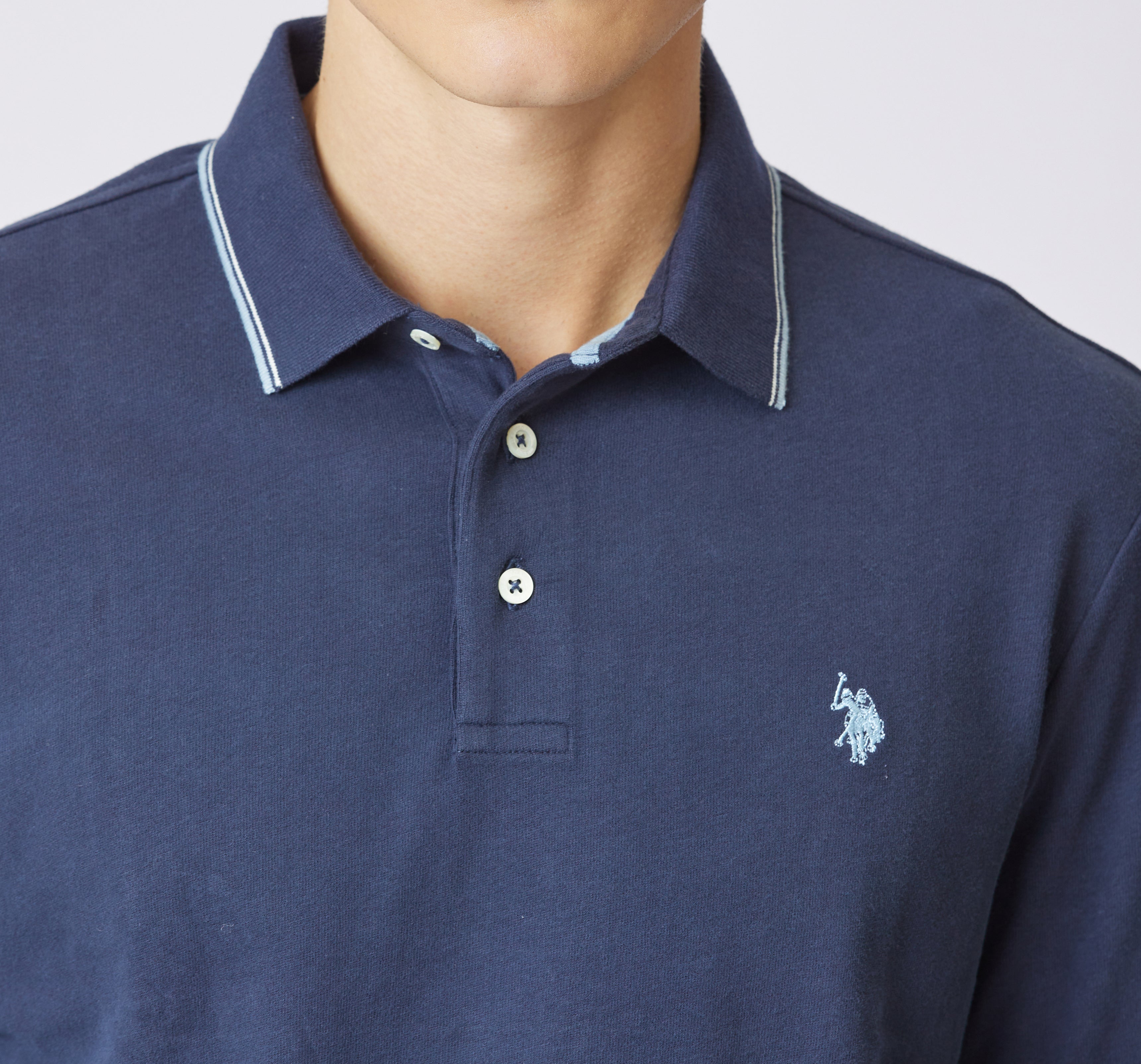 Long Sleeve Polo Men´s U.S. Polo Assm.