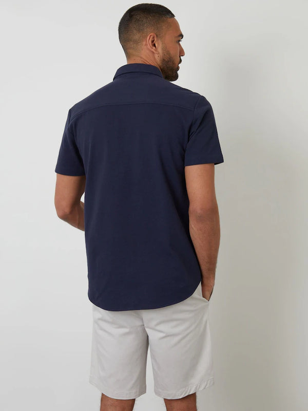 Blue Piqué Short Sleeve Polo Shirt U.S. Polo Assn.